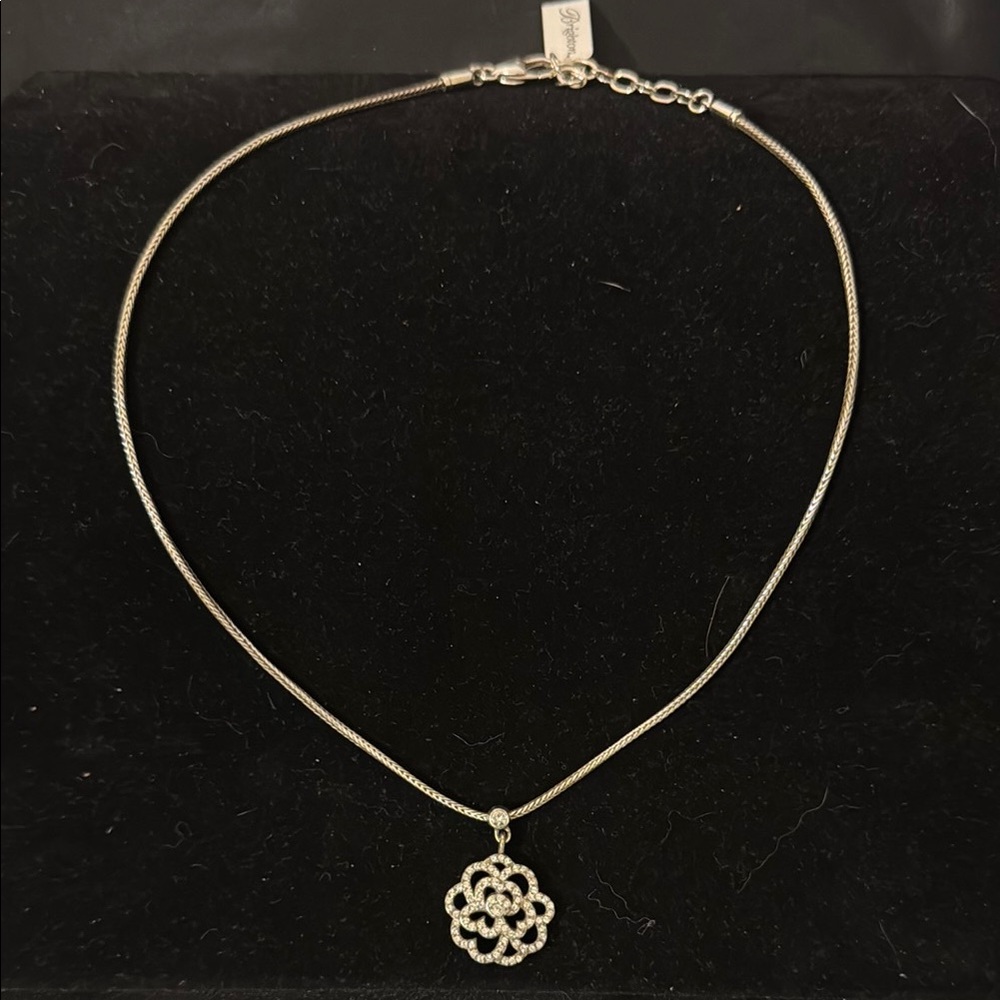 New Brighton Crystal Flower Necklace
